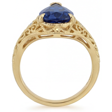 Bespoke Precious Stone Ring 4 ct – profile view