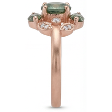 Luxurious Dendritic Agate Gemstone Ring 3.25 ct – angle view