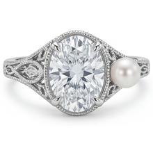 Diamond Anniversary Ring 2-ct 14 Karat White Gold – main view