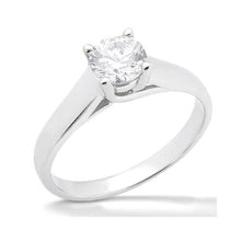 Natural Earth Mined Diamond Solitaire 1.01 Ct. Jewelry Engagement Ring