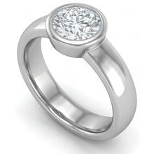 Brilliant Diamond Gentleman's Ring 2 ct – side view