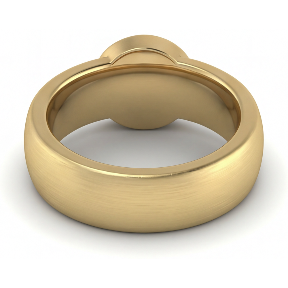 Authentic Diamond Men's Ring – profile view