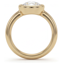 Fine Solitaire Engagement Ring 2.75 ct – top view