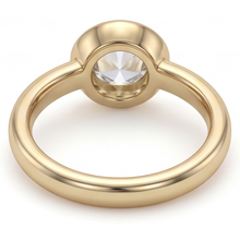 Fine Diamond Solitaire Engagement Ring 2.75 ct – back view