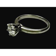 Natural Earth Mined Diamond Solitaire Ring Women Jewelry 1.01 Carat White Gold