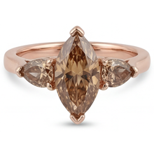Authentic Diamond Three Stone Ring – main view