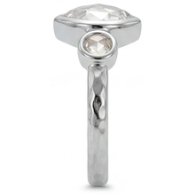 Fine Three Stone Ring 2 ct – angle view