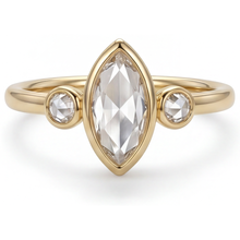 Natural Diamond Trilogy Ring – main view