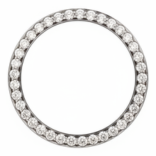 Diamond Watch Bezel 5 Carat 28 mm To Fit Rolex Datejust Real Genuine Stainless Steel Round Pave