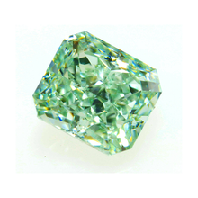Natural Earth Mined Green Diamond 2 Carat Radiant Cut Loose Enhanced