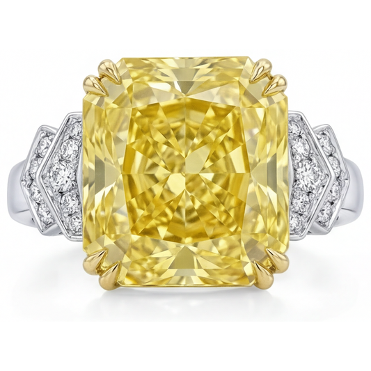 Luxury Fancy Yellow Diamond Fine Jewelry Ring 0.75 ct – main view