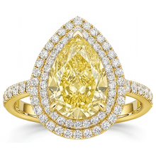 Fine Jewelry Ring 14K Yellow Gold with Fancy Yellow Diamond – main view
