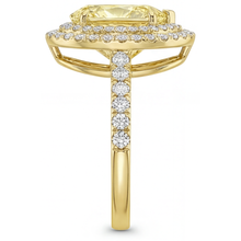 High-End Fine Jewelry Ring 2 ct – back view