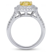 Sophisticated Halo Ring 1.50 ct – top view