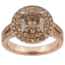 Genuine Fine Diamond Bridal Ring – front view