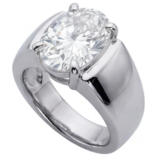 Fine Diamond Gentleman's Ring – side view