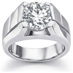 Handcrafted Fine Diamond Men's Ring 2 ct – HarryChadEnt