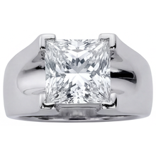 High-End Fine Diamond Men's Ring 3 ct – front view