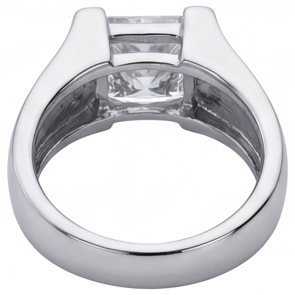 Fine Diamond Men's Ring – top view