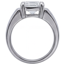 Radiant Men's Ring 4 ct – top view