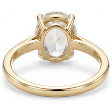 Earth-Mined Fine Diamond Ring – top view