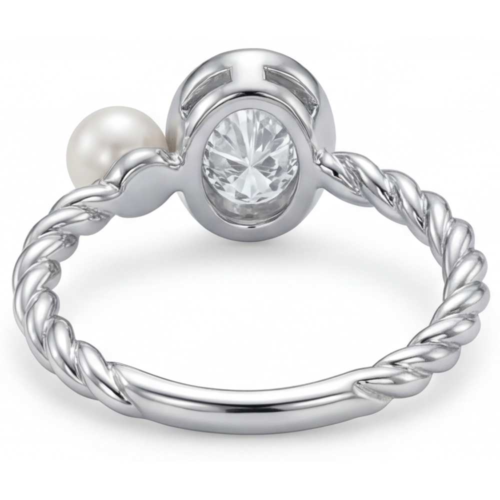 Designer Fine Diamond Single Stone Ring 1.50 ct – top view