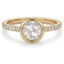 Handcrafted Fine Diamond Solitaire Engagement Ring 1.50 ct |