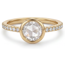 Fine Diamond Solitaire Engagement Ring 1.50-ct 14K Yellow Gold – main view