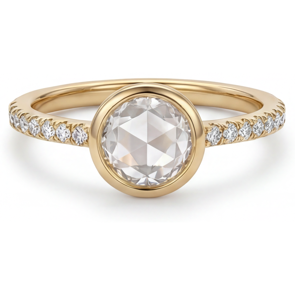 Fine Diamond Solitaire Engagement Ring 1.50-ct 14K Yellow Gold – main view