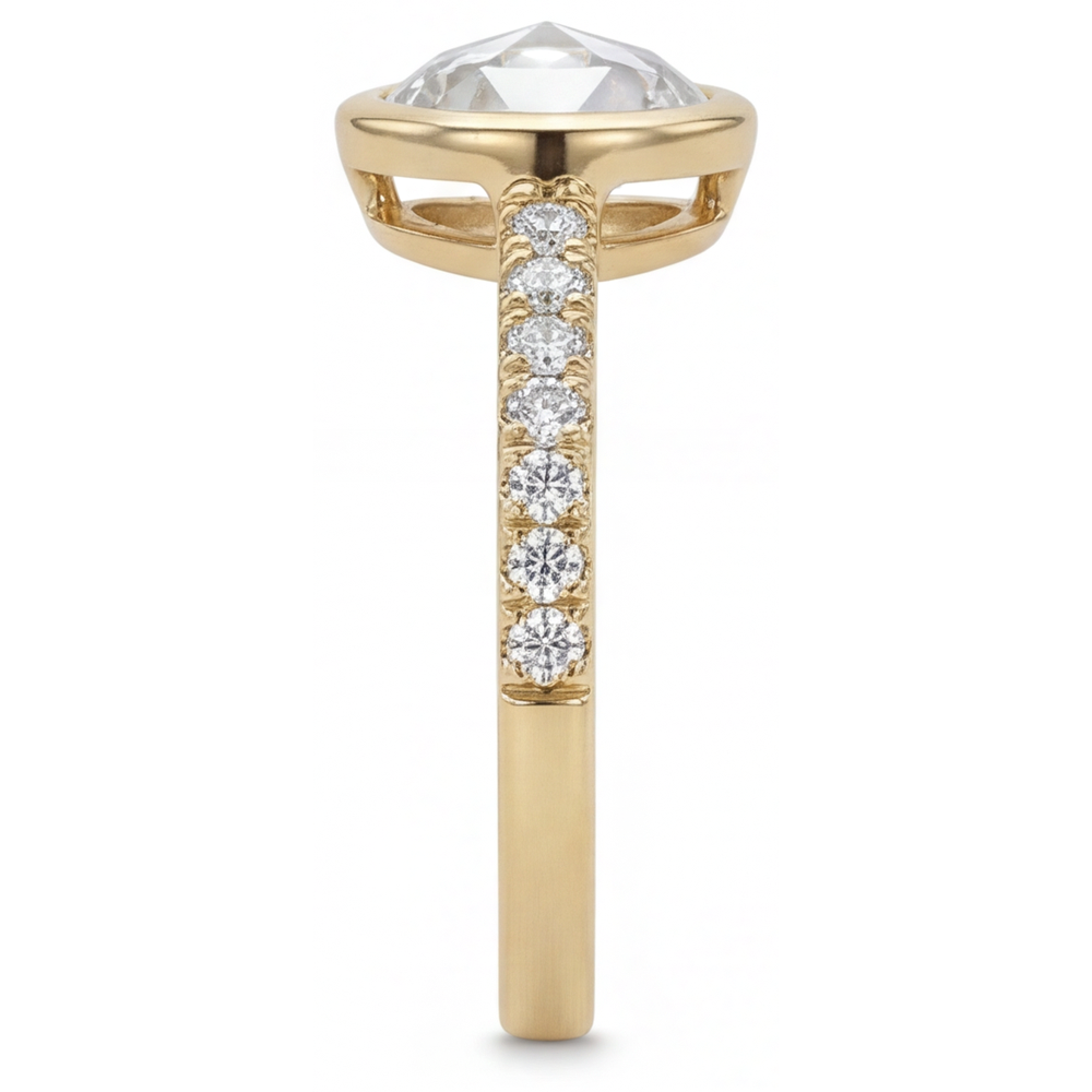 Fine Solitaire Engagement Ring 1.50 ct – angle view