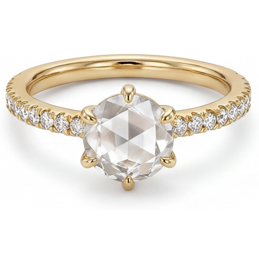 Luxury Fine Diamond Solitaire Engagement Ring 2.25 ct – main view