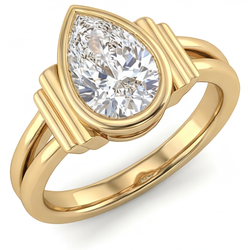 Handcrafted Fine Diamond Three Stone Ring 2 ct | HarryChadEnt