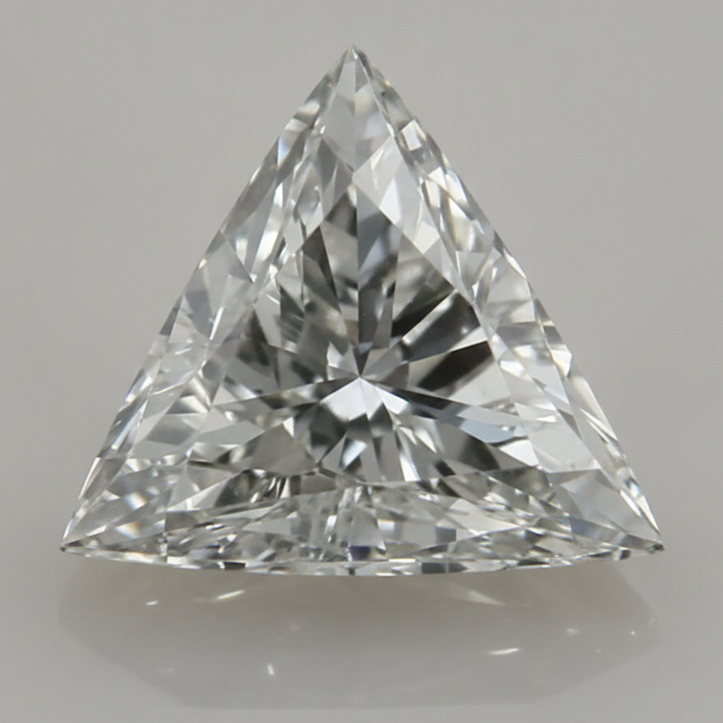 Genuine F VS1 4 Carat Trillion Cut Natural Loose Diamond Earth Mined