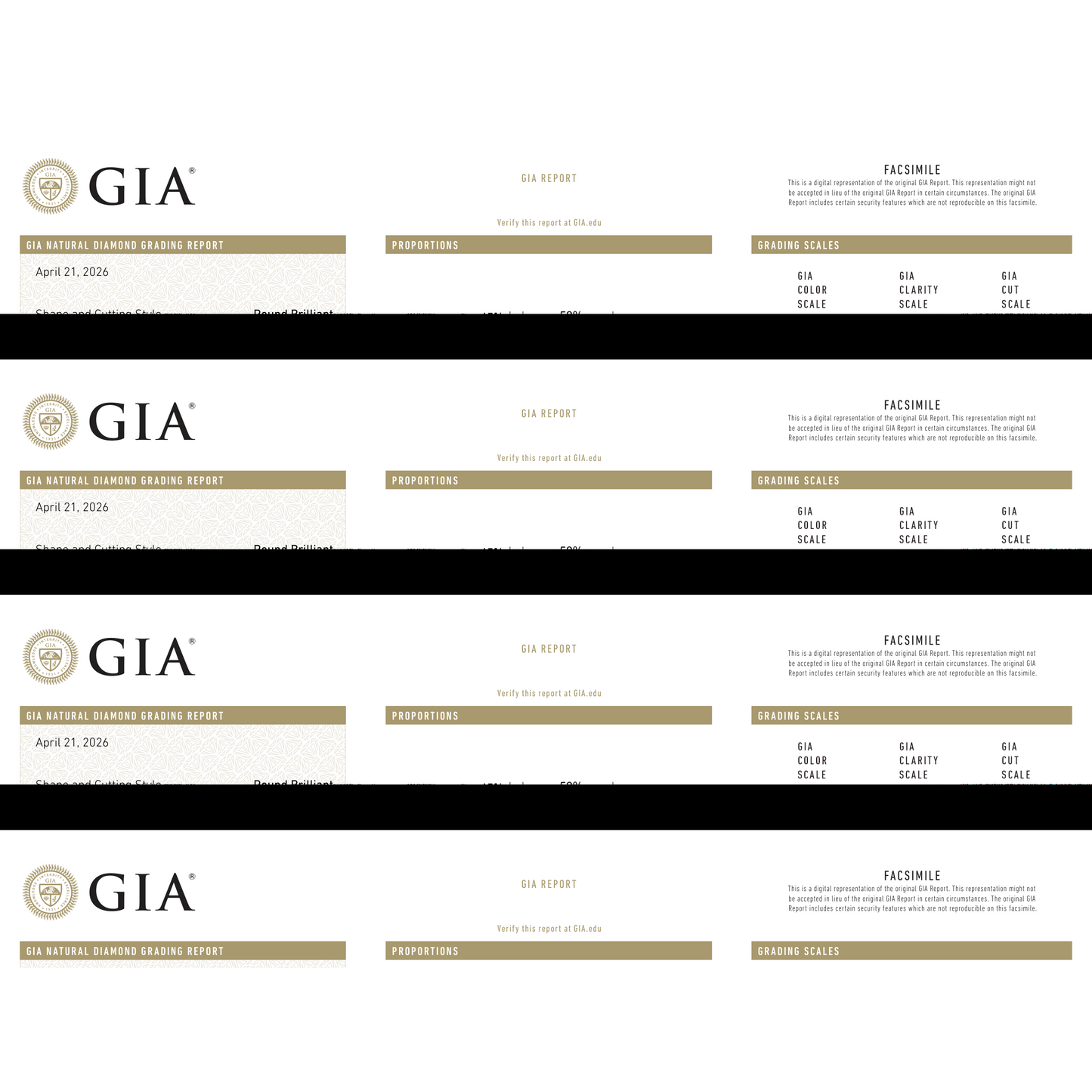 GIA Certificate