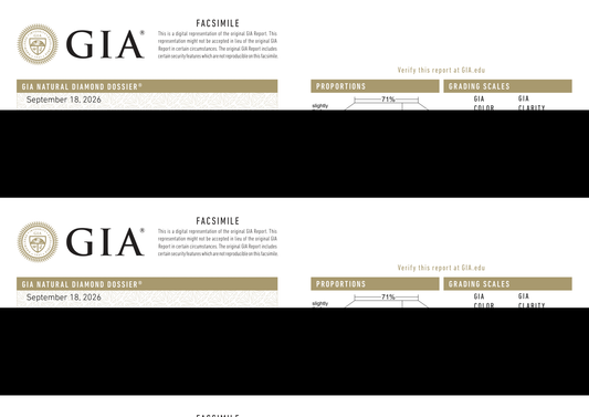 GIA Certificate