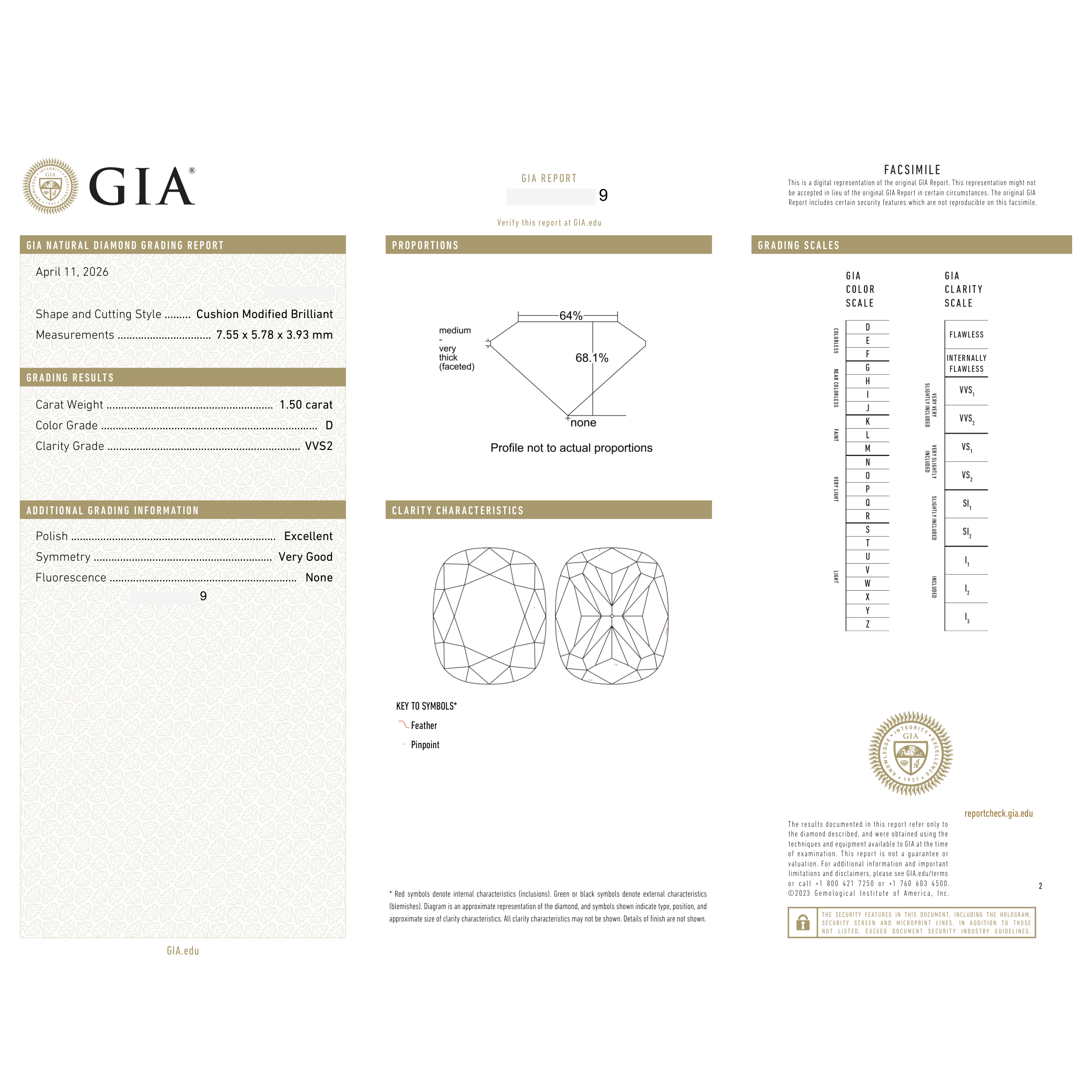 GIA Certificate