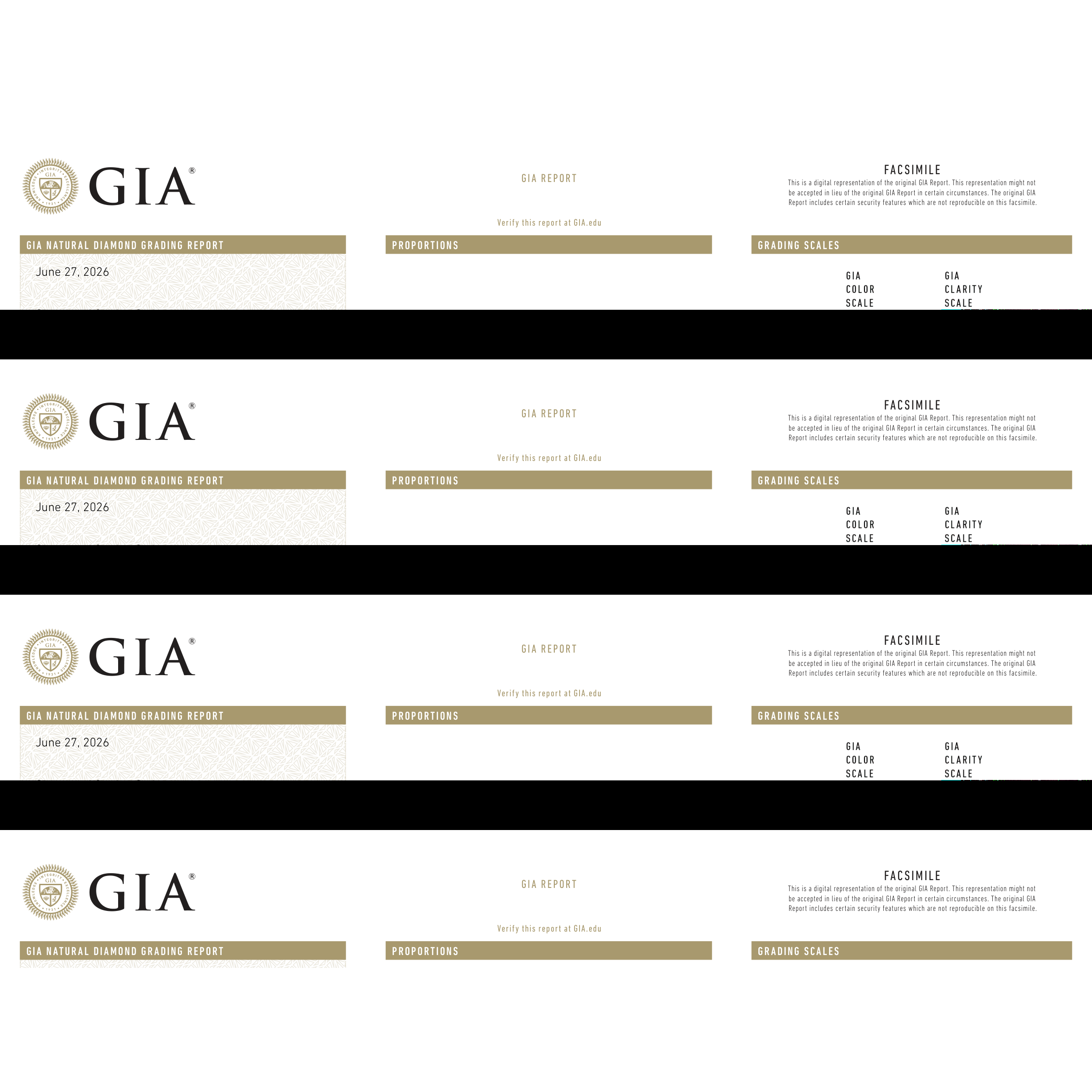 GIA Certificate