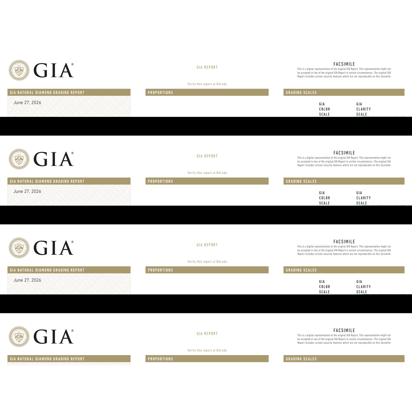 GIA Certificate
