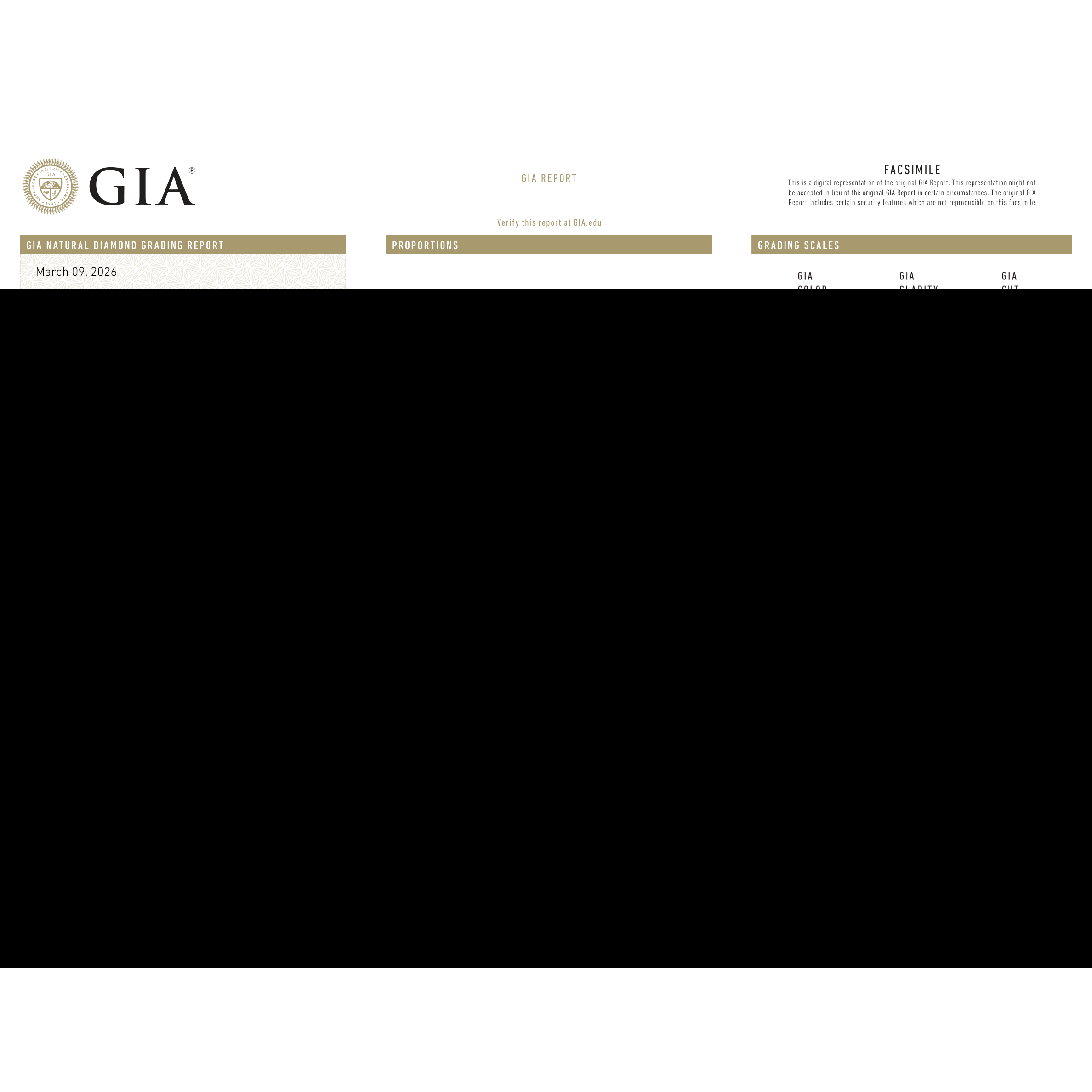 GIA Certificate
