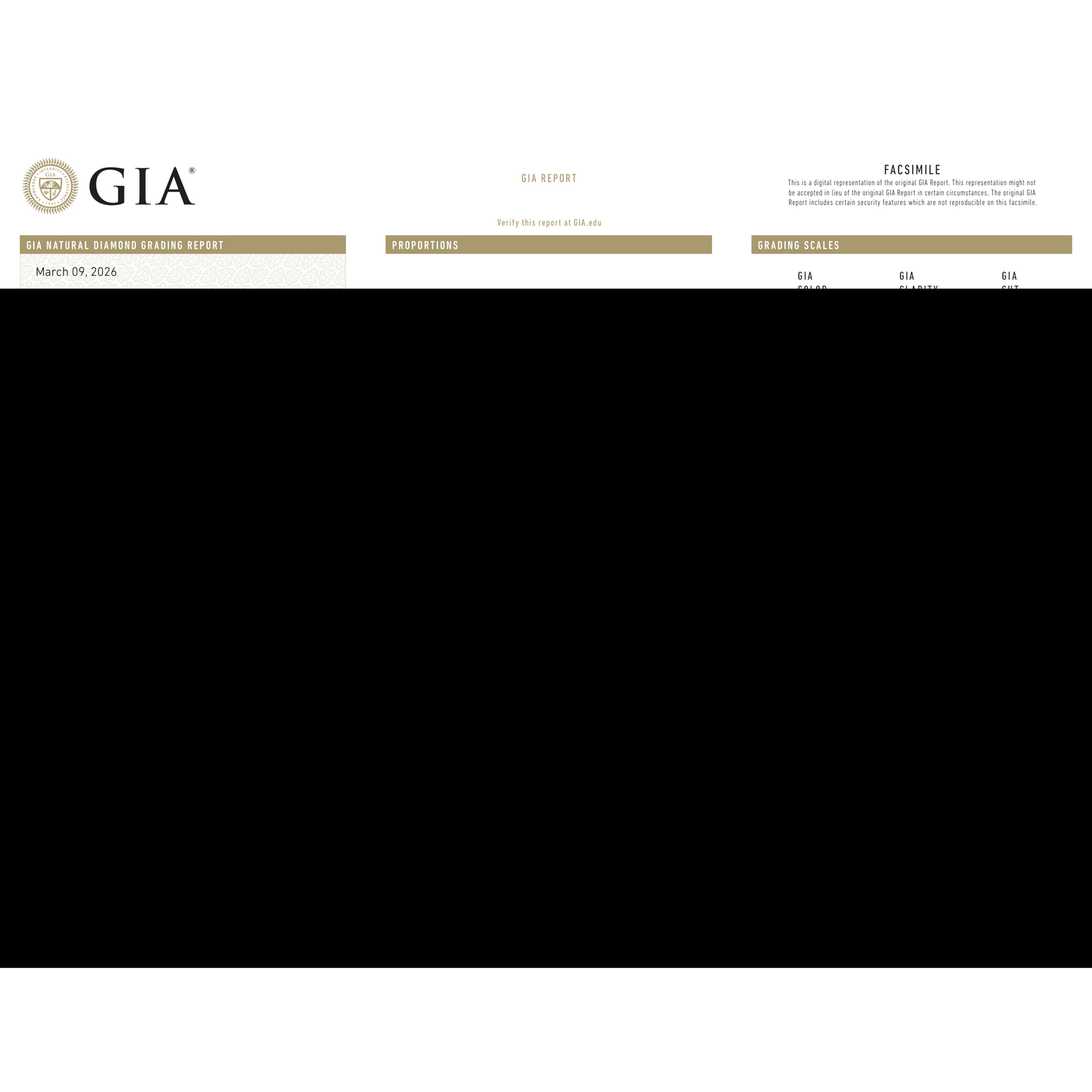GIA Certificate