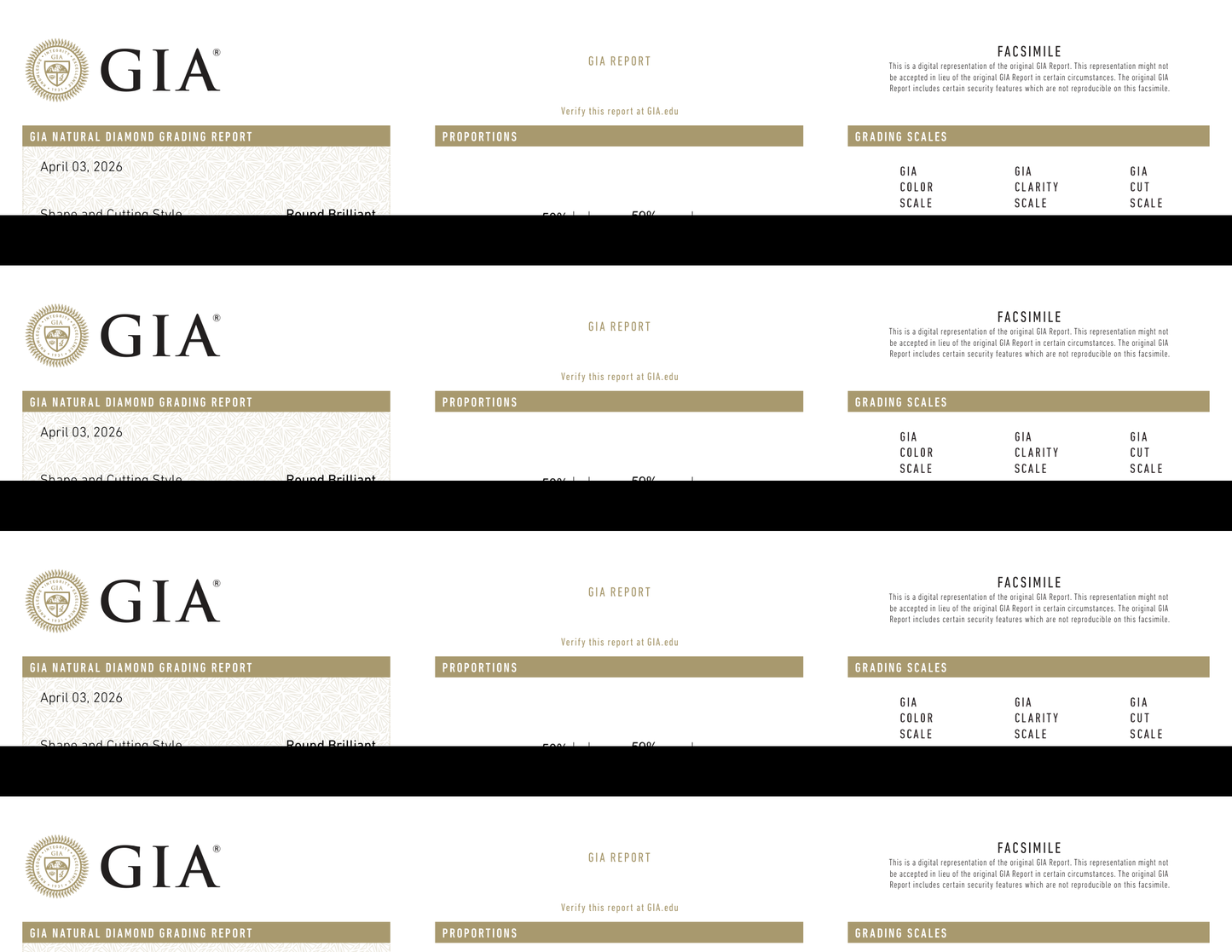 GIA Certificate