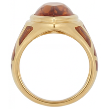 Shimmering Gemstone Ring 11 ct – profile view