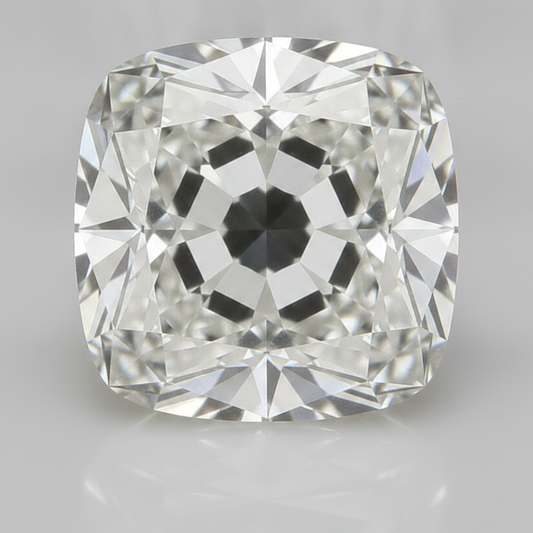 H VS1 4 Carat Authentic Old Mine Cushion Cut Natural Loose Diamond