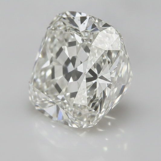 H VS1 4 Carat Authentic Old Mine Cushion Cut Natural Loose Diamond
