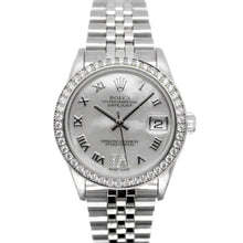 Jubilee Bracelet Custom Diamond Bezel Midsize Dj Rolex Watch Ss
