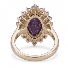 Earth-Mined Lolite Sunstone Colored Stone Ring – side view