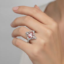 Peach Color Sapphire 2.3 Carat Genuine Marquise Padparadscha Halo Split Shank Ring 14K White Gold