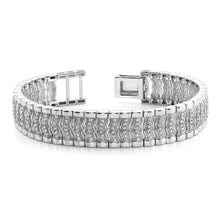 Round Cut Fine Diamond ring in 14 Karat White Gold – main view