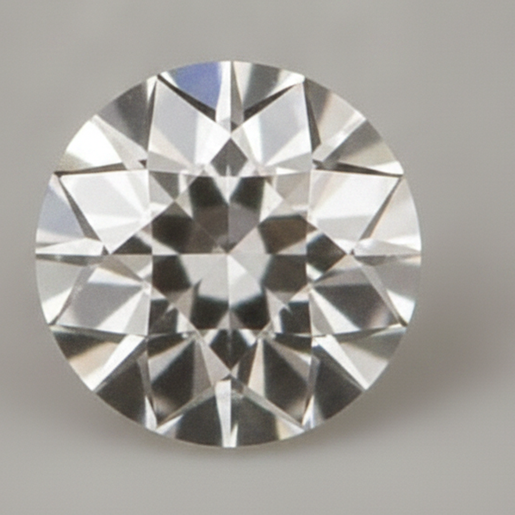 Natural F VS1 1.5 Carat Round Earth Mined Loose Diamond Old European Cut Natural