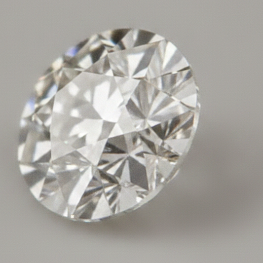 Natural F VS1 1.5 Carat Round Earth Mined Loose Diamond Old European Cut Natural